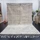 Handwoven traditional Berber wool rug, size 140 x 260 cm