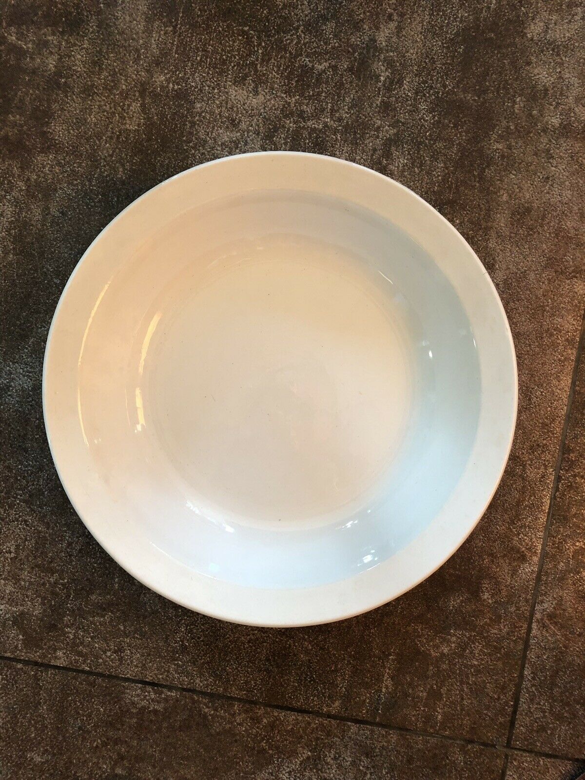 Pexonne FF XIX eme white earthenware dish