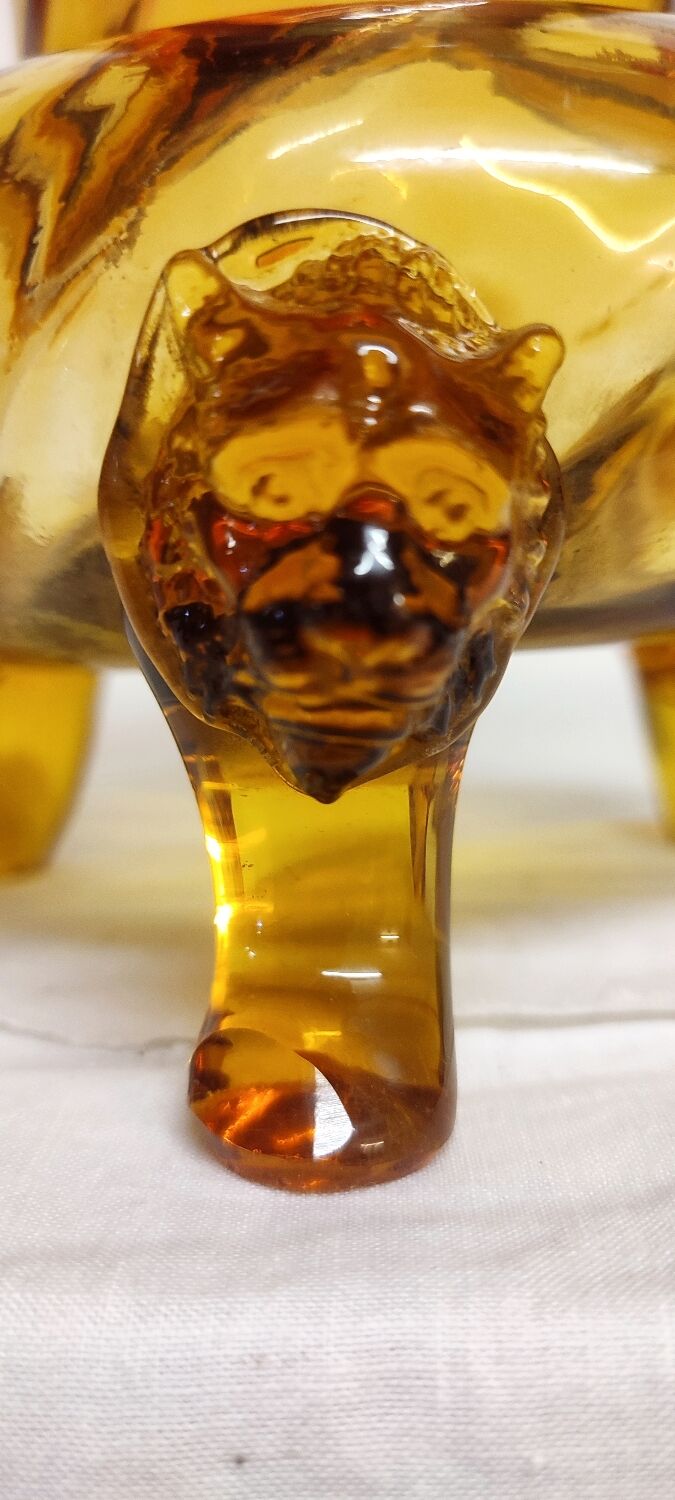 "Art Decò" glass vase. Spain, 1940s.