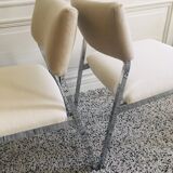 Paire de sièges larges vintage