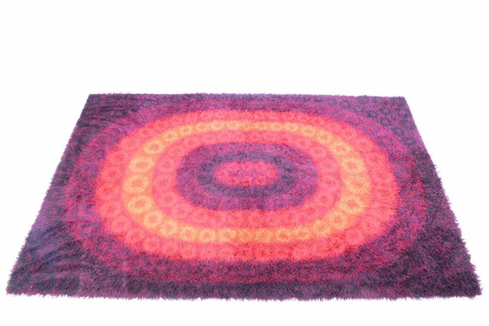 Multicolored carpet 1970 s 300x200cm