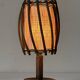 Vintage rattan lamp, 60s design