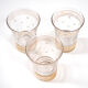 Lot of 3 old glasses