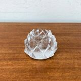 Nimbus Glass Candle Holder by Berit Johansson for Orrefors, Sweden, 1970s