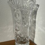 Vase en cristal ciselé
