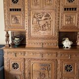 Superb Breton buffet finely carved