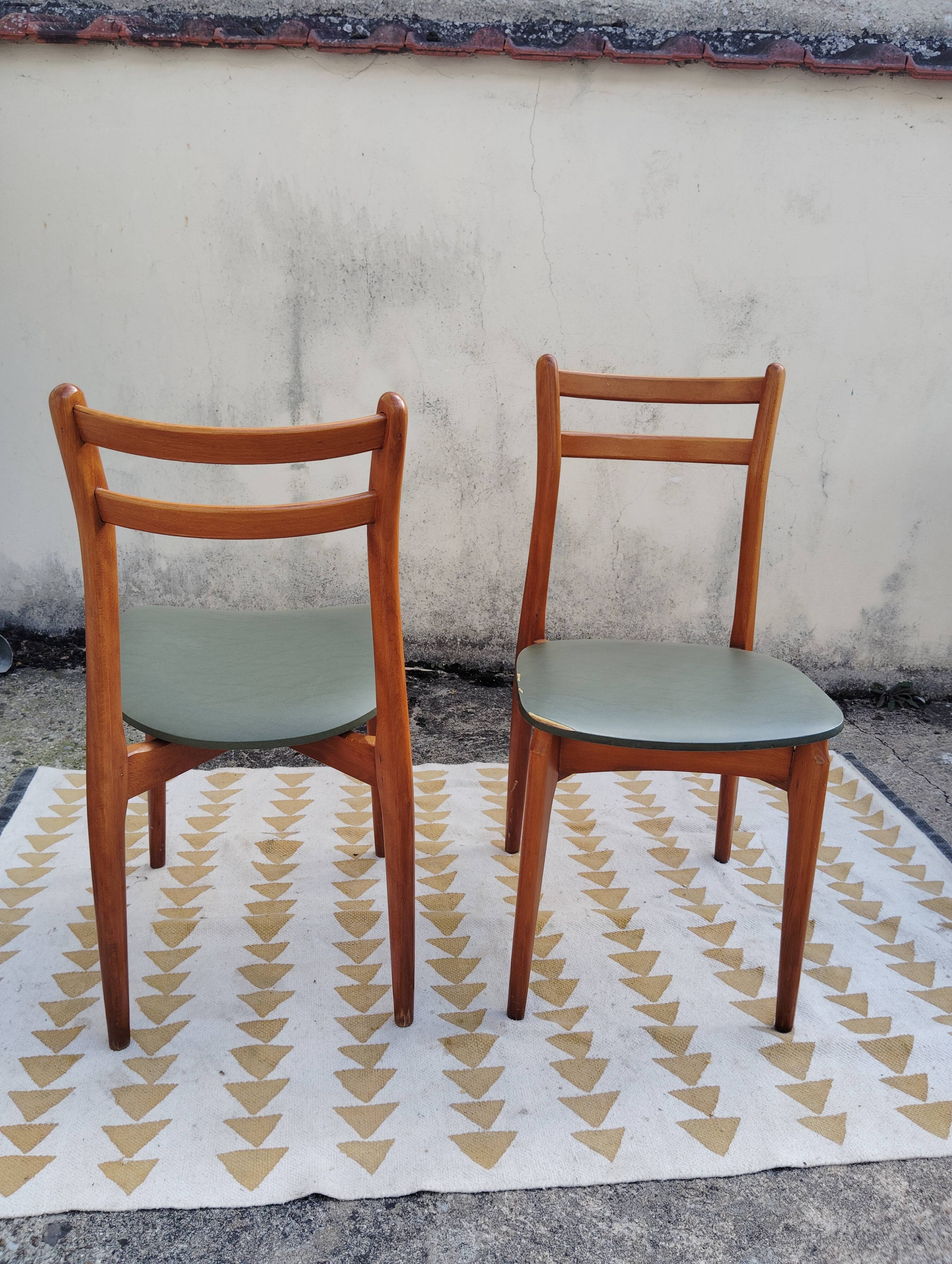 Pair of Scandinavian-inspired chairs