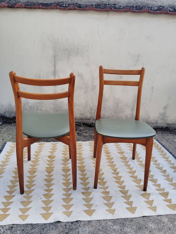 Paire de chaises inspiration scandinaves