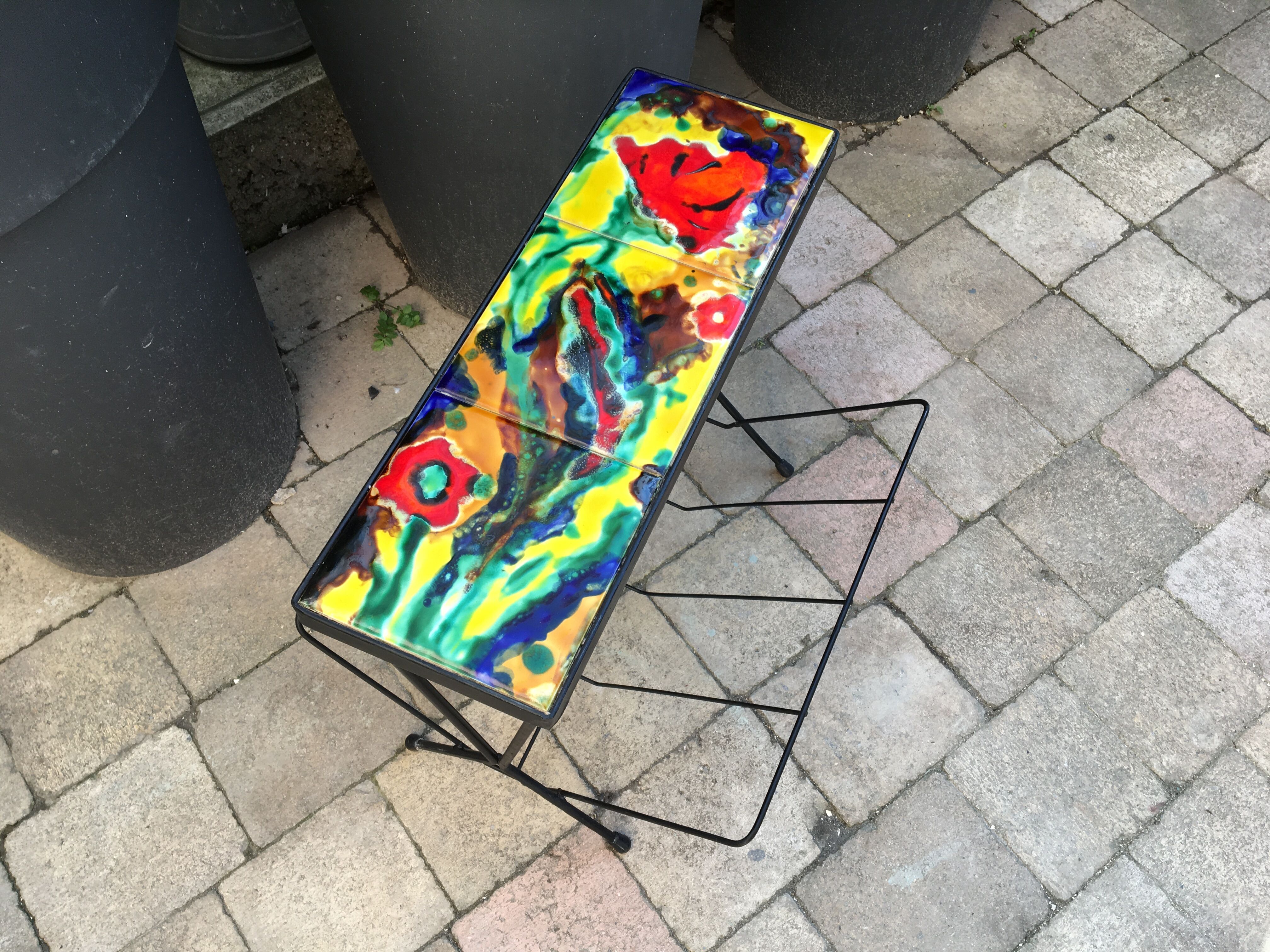 Vintage magazine rack