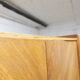 1950s Mid-Century Modern oak wardrobe with 2 doors and 2 drawers.