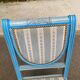 Louis XVI Style Chair / Medallion Painted in Blue