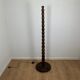Turned wooden floor lamp base, 1980
