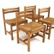 Set de 4 chaises scandinave "Asserbro", Børge Mogensen, Suède, 1960