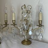 Pair of bronze candlesticks