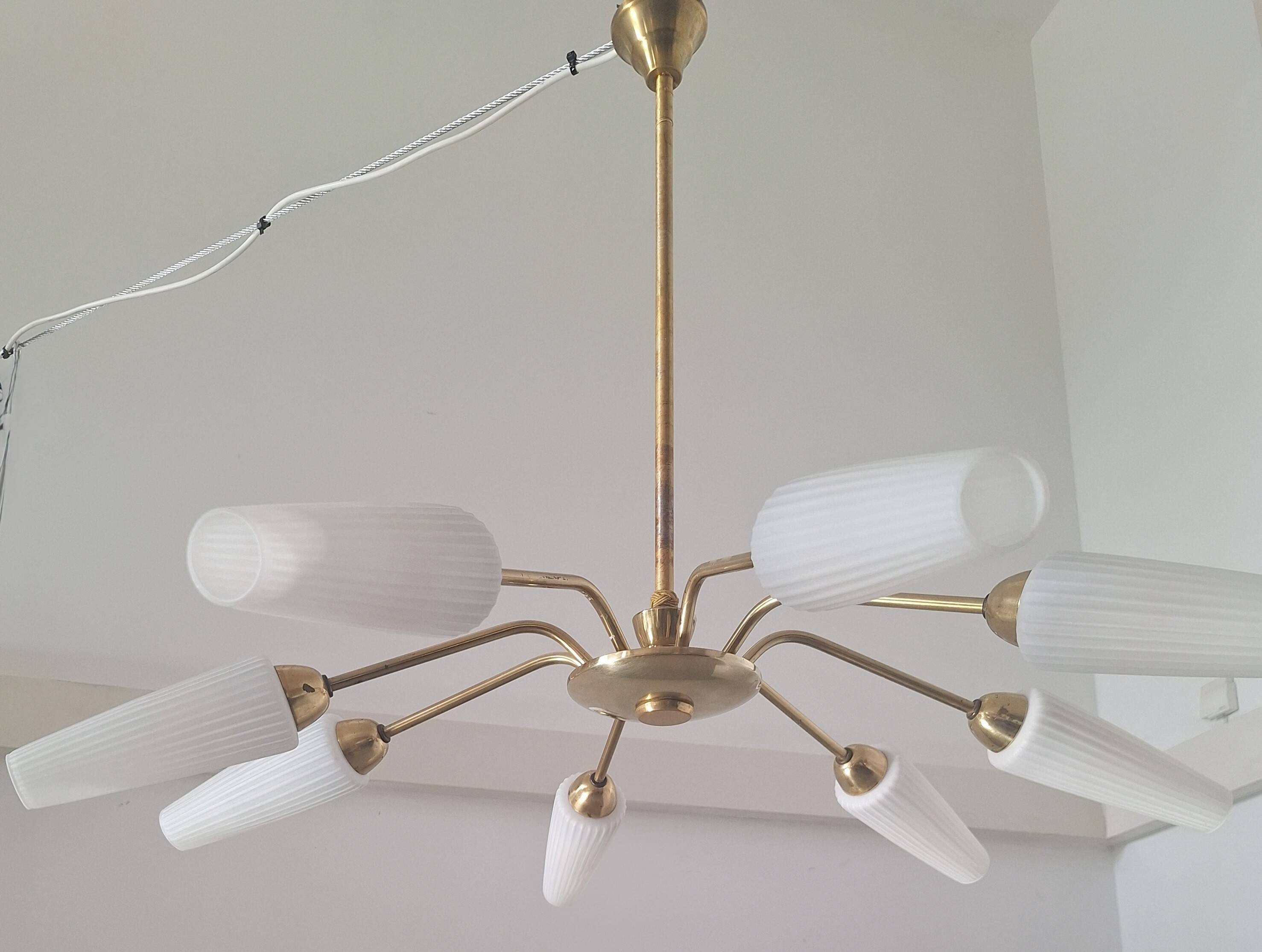 Sputnik Leuchte 50er 60er 70er