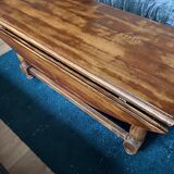 Solid oak coffee table