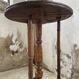19th century oak pedestal console