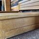 Sculpted oak bed by Guillerme & Chambron