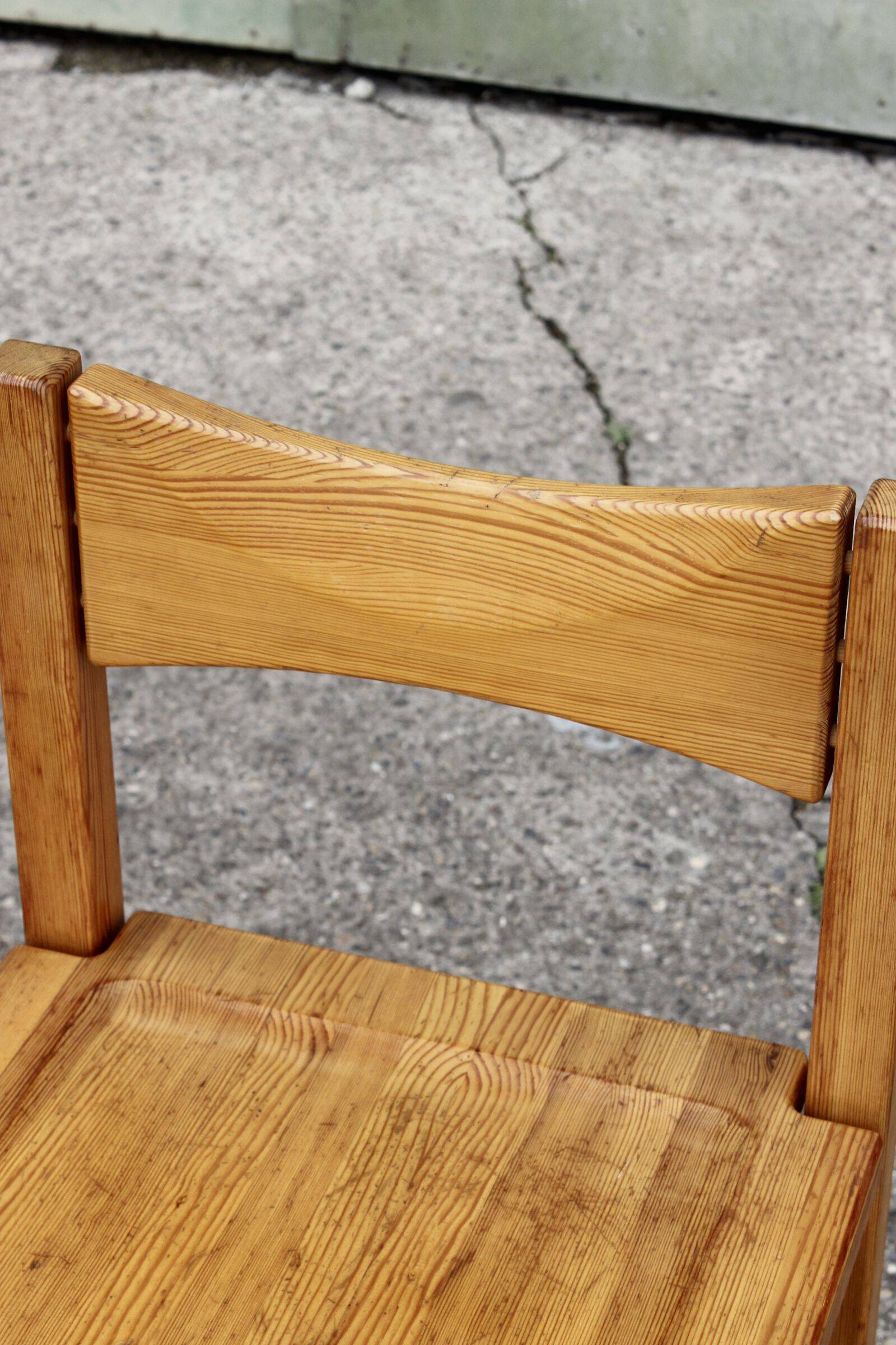 Table à manger & chaises Hongisto en pin par Ilmari Tapiovaara pour Laukaan Puu