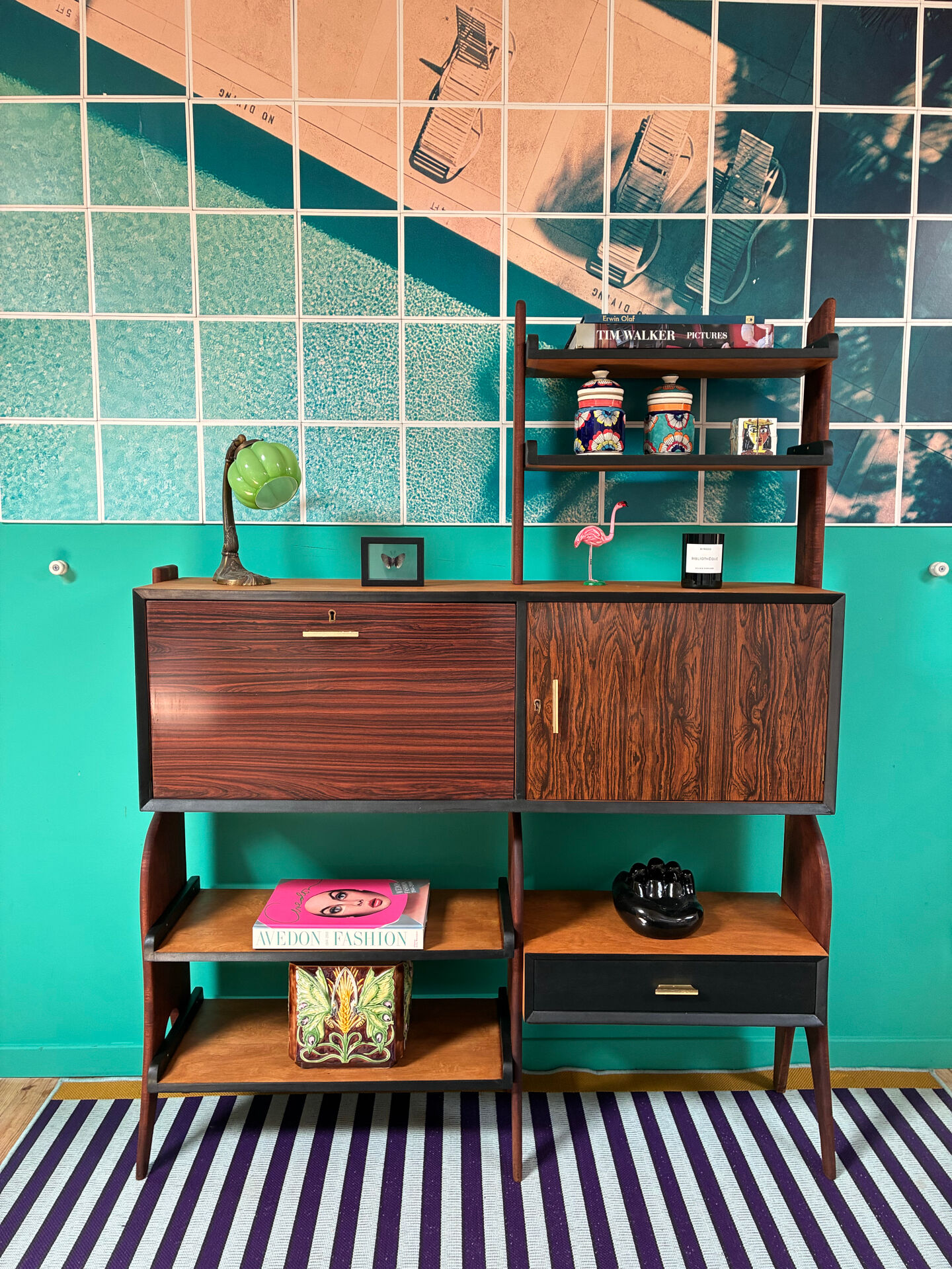 Vintage Scandinavian Library