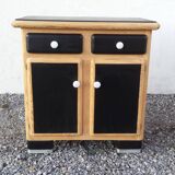 Black and wood mado buffet
