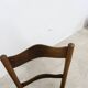 Pair of Baumann Bistrot chairs from the 1920s with pyrography seat
