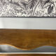 Turned wooden shelf