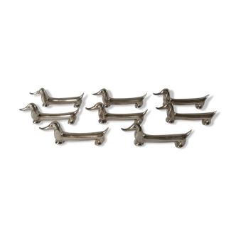 Set of 8 knife holders