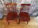 Pair of Ikea Stockholm chairs