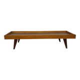 Vintage daybed minimalist design in Teak and Oak 1960s