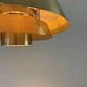 Vintage Fog & Morup Nova pendant - Brass - Jo Hammerborg - Danish design lamp
