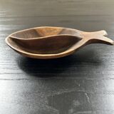 Vide poche poisson en bois exotique