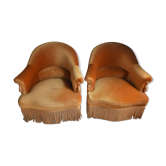 Pair of “toad” armchairs