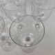 8 large Baccarat crystal glasses, Richelieu model.