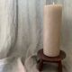 Brutalist cast iron candlestick / candle holder from the '60s.