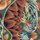 Wall tapestry - Framed vintage 70s canvas - Long-feathered rooster