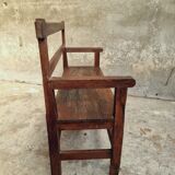 Antique oak bench hall bench 105 cm