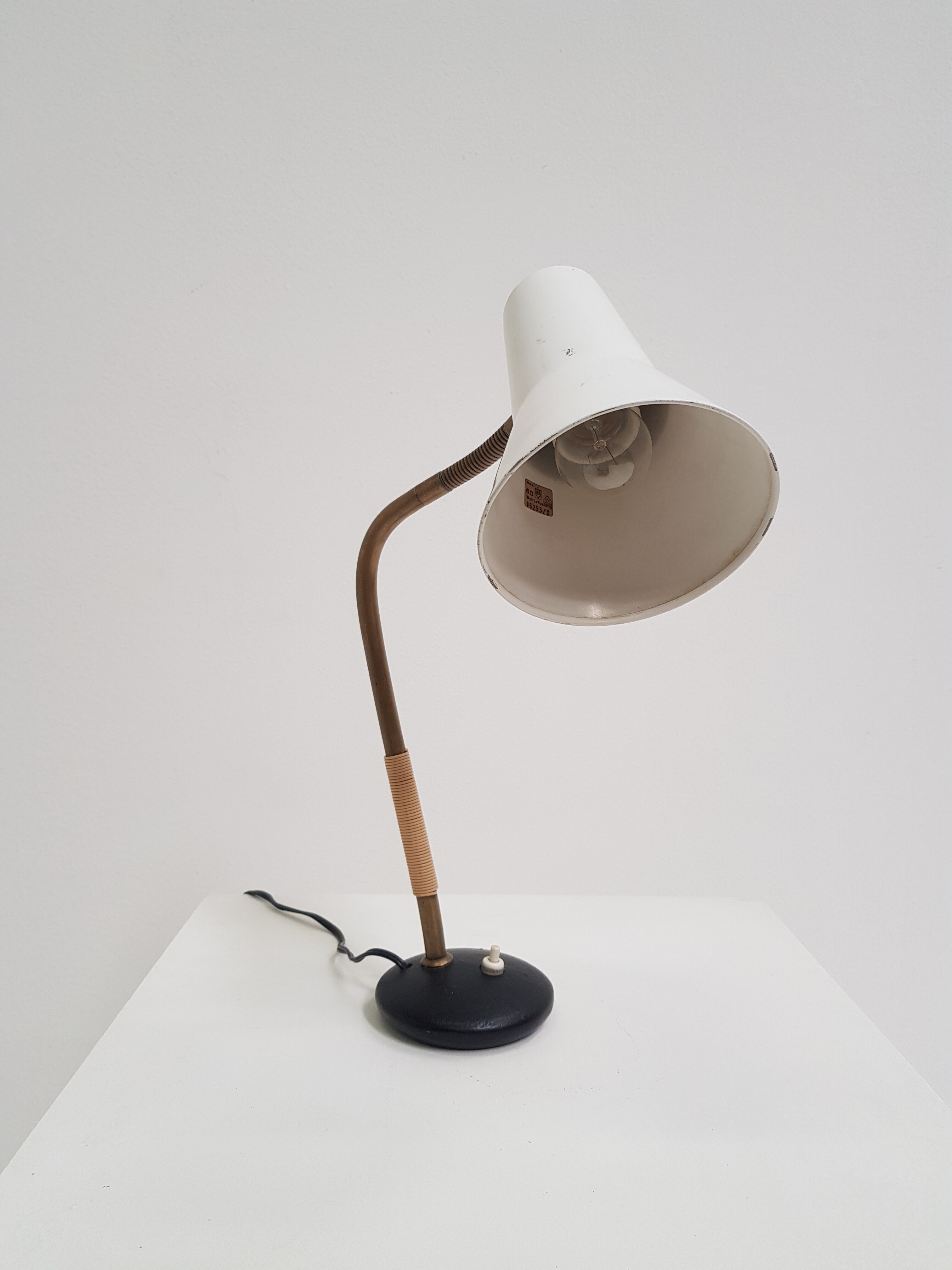 Vintage brass desk lamp