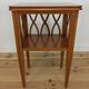 Table de chevet ou d'appoint à croisillons, bois, années 60