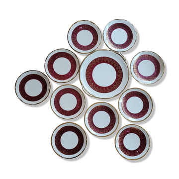 Service à dessert porcelaine luf