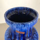 Large Pottery super Fat Lava Multi-Color 266-53 Vase Scheurich WGP, 1970s