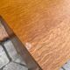 Vintage chest of drawers with compass feet