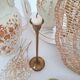 Vintage brass candle holder