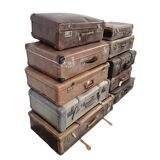Vintage travel suitcase / trunk / chest