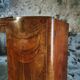 French Art Deco walnut wardrobe with mirror, 1930s