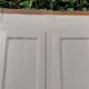 Pair of 19th-century cupboard doors and frame, woodwork