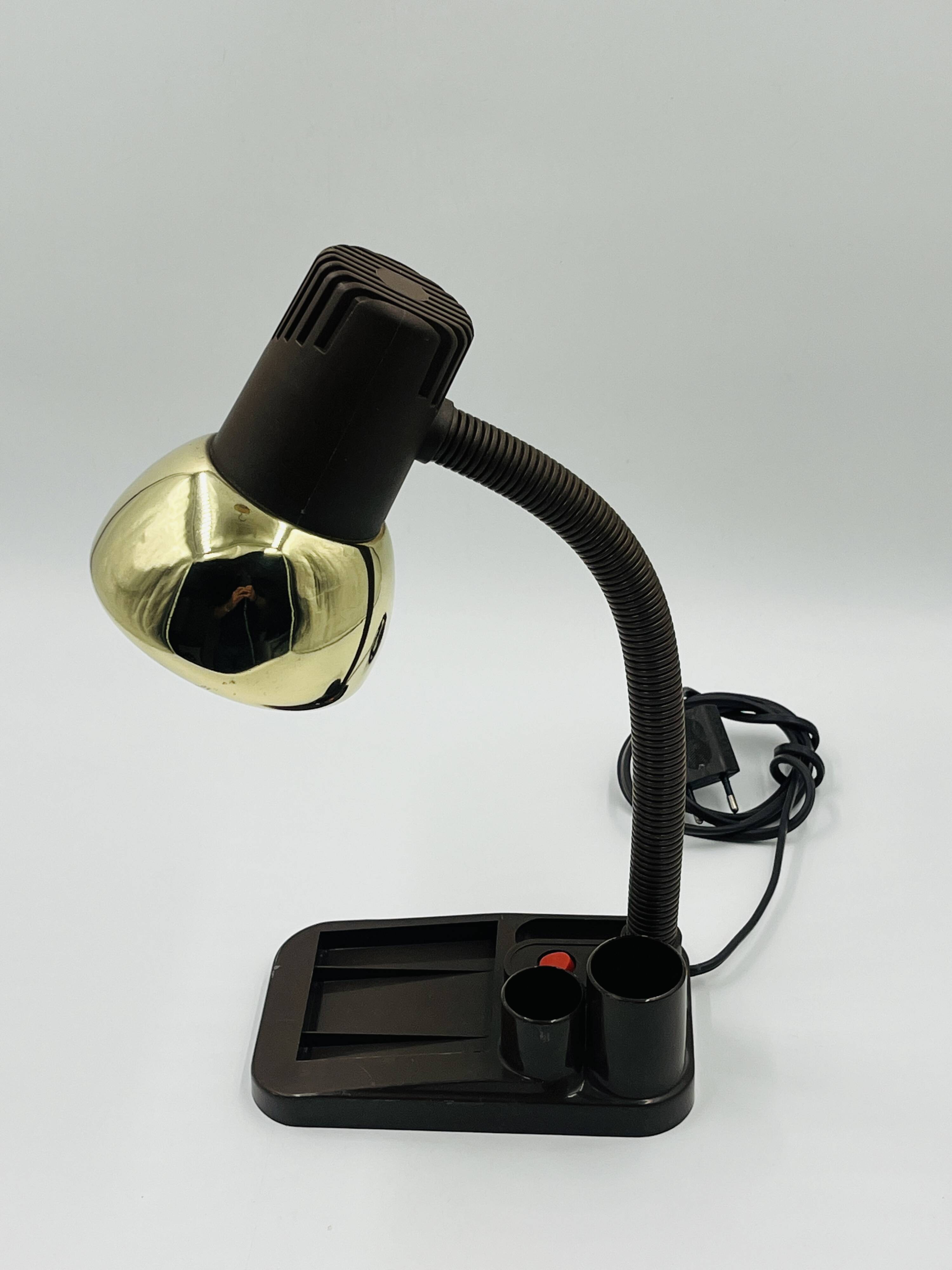 Vintage desk lamp 1980s design organiser