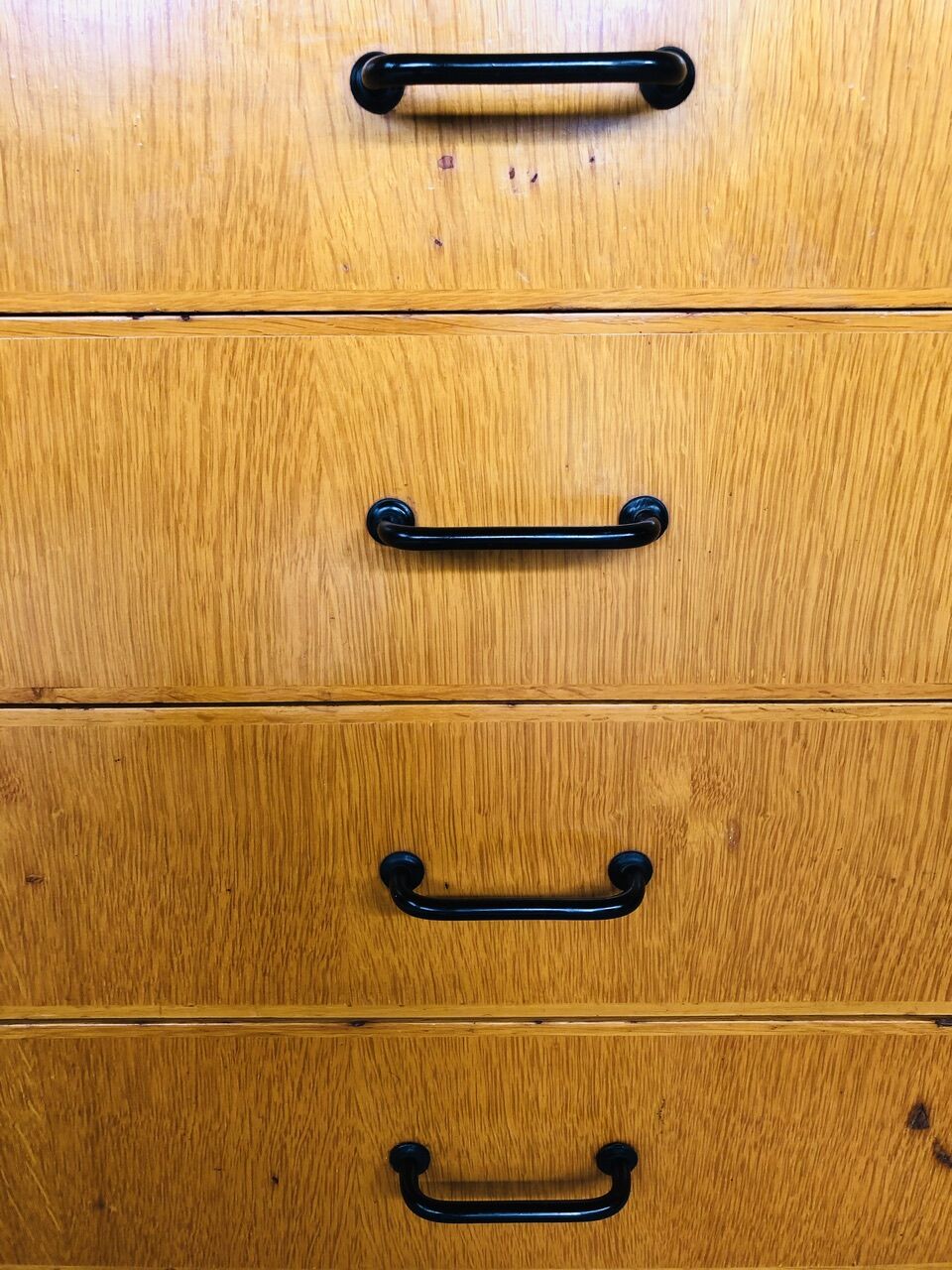 Commode vintage chêne blond Circa 60