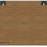 Table USM Haller 1250x750mm - brown oiled wood ref.17