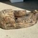 Large Timor mask in patinated wood H:50cm (2)